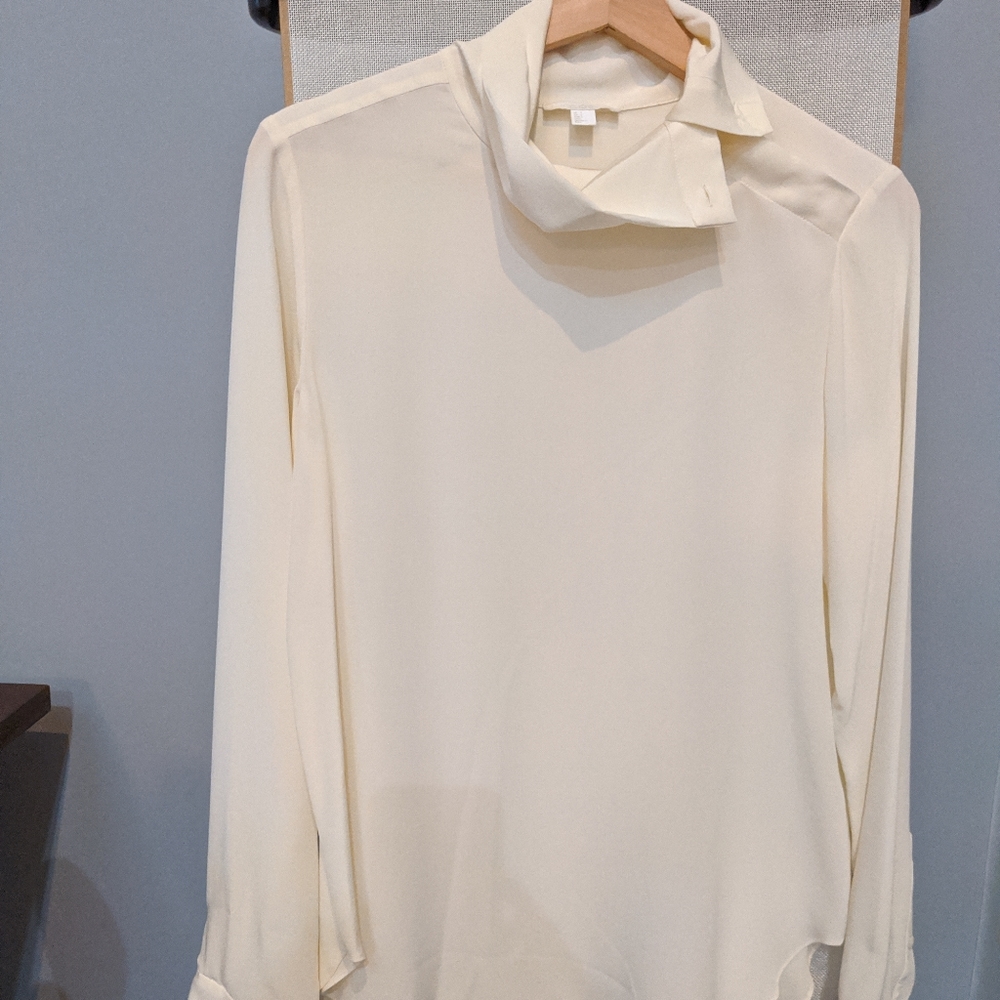 COS silk blouse